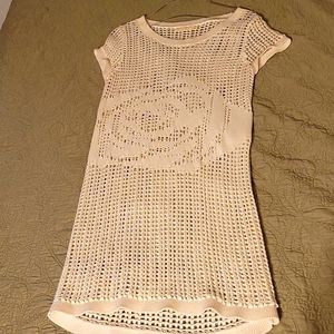 Medium white cotton dress